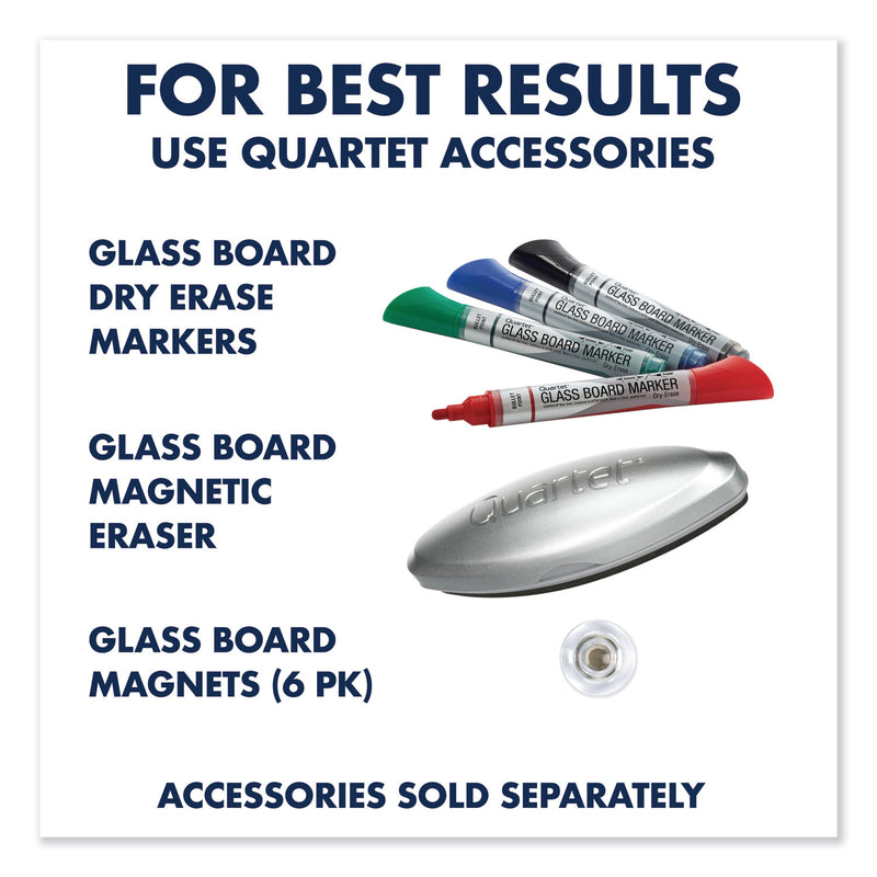 Quartet Infinity Glass Marker Board, Frosted, 48 x 36