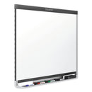Quartet Prestige 2 DuraMax Magnetic Porcelain Whiteboard, 72 x 48, Graphite Frame