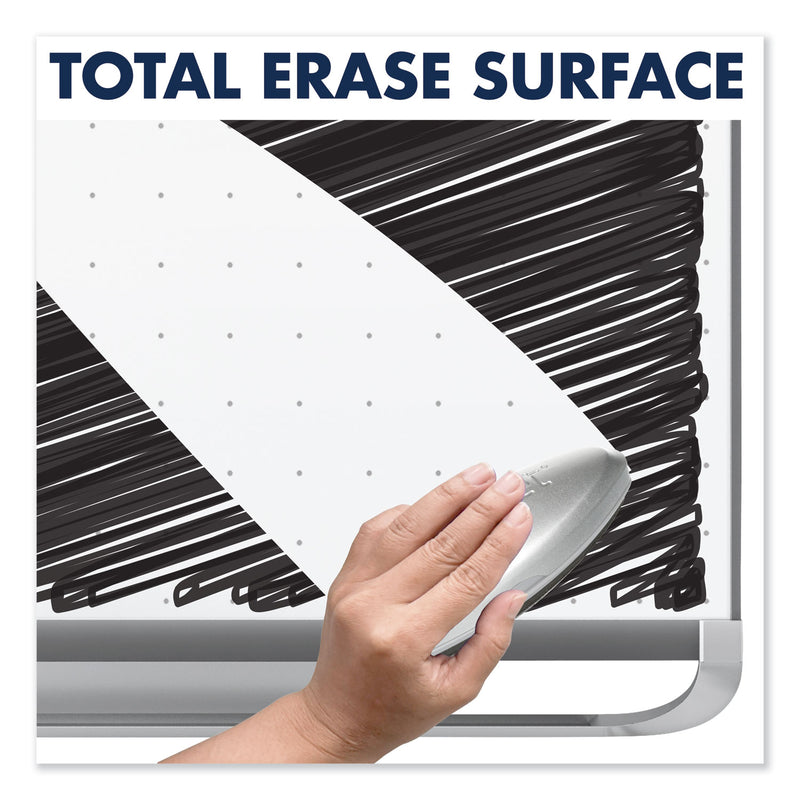 Quartet Prestige 2 Magnetic Total Erase Whiteboard, 48 x 36, Graphite Frame