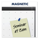 Quartet Prestige 2 Magnetic Total Erase Whiteboard, 48 x 36, Graphite Frame