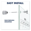 Quartet Infinity Magnetic Glass Calendar Board, 48 x 36