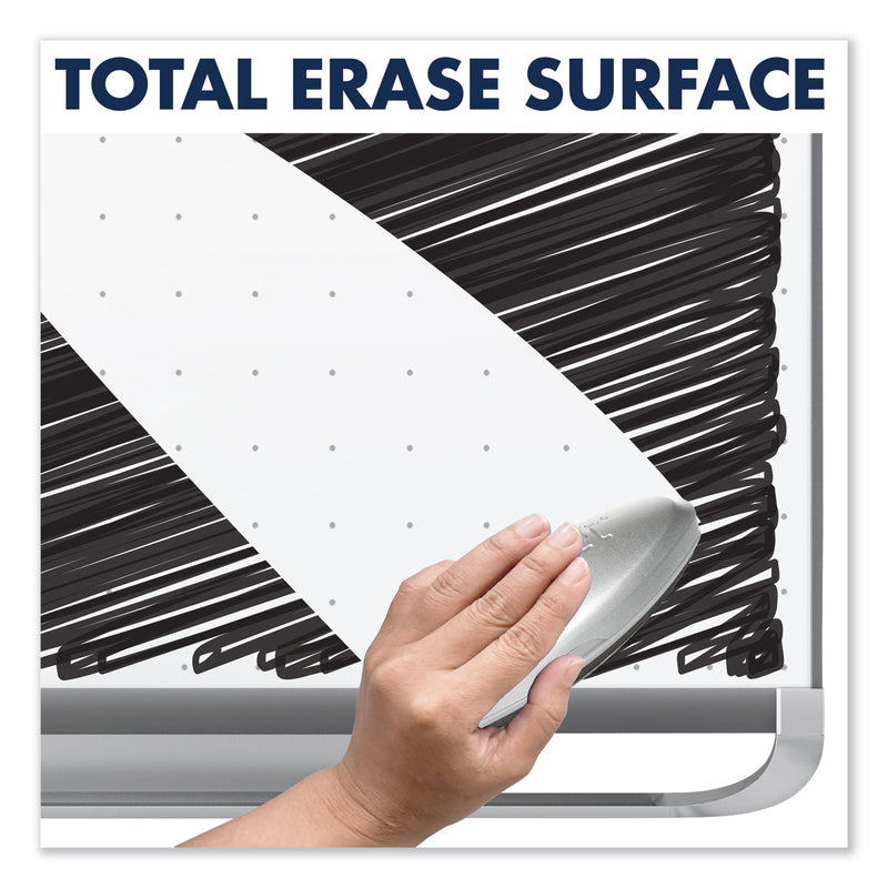 Quartet Prestige 2 Magnetic Total Erase Whiteboard, 72 x 48, Graphite Frame