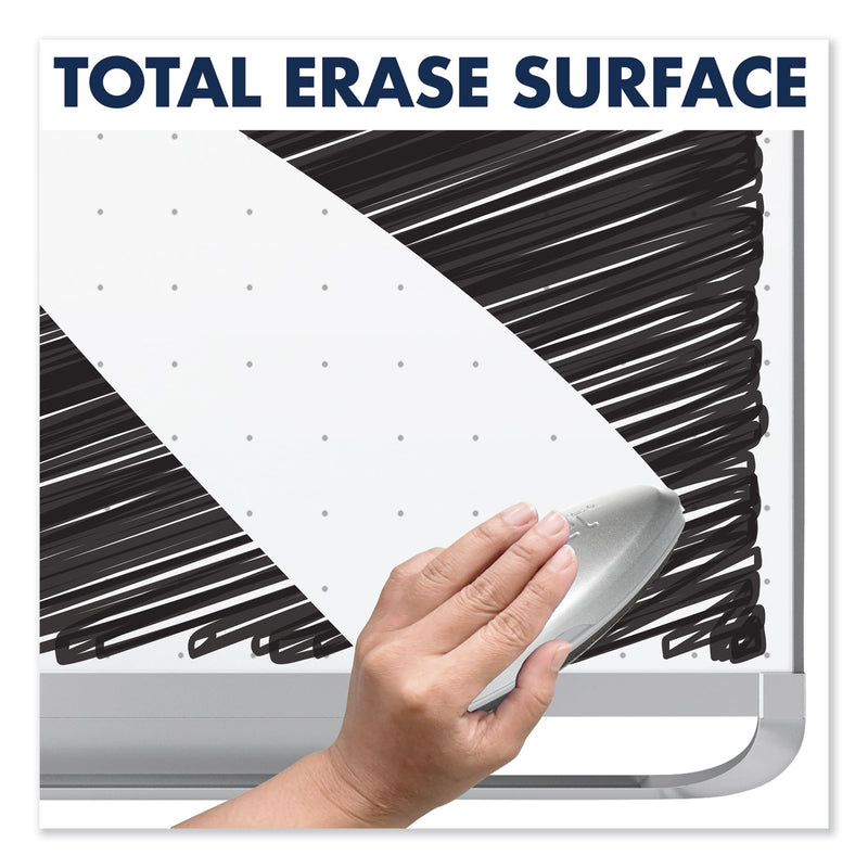 Quartet Prestige 2 Magnetic Total Erase Whiteboard, 48 x 36, Aluminum Frame