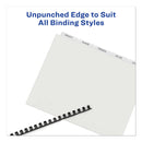 Avery Print and Apply Index Maker Clear Label Unpunched Dividers with Printable Label Strip, 5-Tab, 11 x 8.5, Clear, 5 Sets