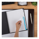 Avery Print and Apply Index Maker Clear Label Unpunched Dividers, 5-Tab, 11 x 8.5, White, 25 Sets