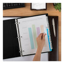 Avery Print and Apply Index Maker Clear Label Plastic Dividers w/Printable Label Strip, 5-Tab, 11 x 8.5, Frosted Clear Tabs, 5 Sets