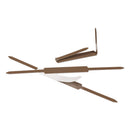 ACCO Premium Self-Adhesive Two-Prong Paper Fastener Bases, 2" Capacity, 2.75" Center to Center, Brown, 100/Box