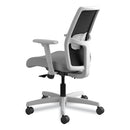 HON Ignition 2.0 4-Way Stretch Low-Back Mesh Task Chair, Supports Up to 300 lb, Frost Seat, Charcoal Back, Titanium Base
