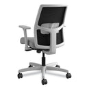 HON Ignition 2.0 4-Way Stretch Low-Back Mesh Task Chair, Supports Up to 300 lb, Frost Seat, Charcoal Back, Titanium Base