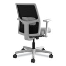 HON Ignition 2.0 4-Way Stretch Low-Back Mesh Task Chair, Supports Up to 300 lb, Frost Seat, Charcoal Back, Titanium Base