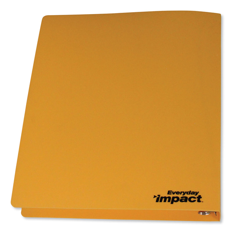 Impact Yellow SDS Binder, 1.5" Capacity, 8.5 x 11, Yellow/Red