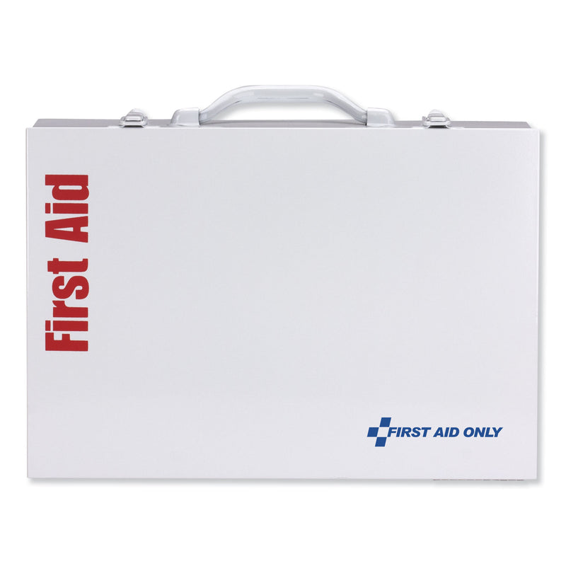 First Aid Only ANSI 2015 Class B+ Type I and II Industrial First Aid Kit for 75 People, 446 Pieces, Metal Case