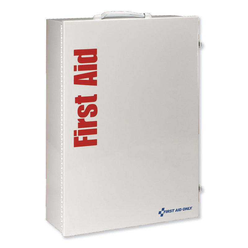 First Aid Only ANSI Class B+ 4 Shelf First Aid Station with Medications, 1,461 Pieces, Metal Case