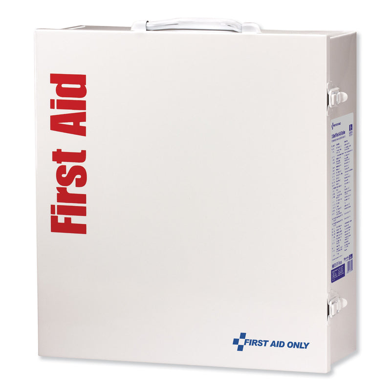 First Aid Only ANSI 2015 Class A+ Type I and II Industrial First Aid Kit 100 People, 676 Pieces, Metal Case