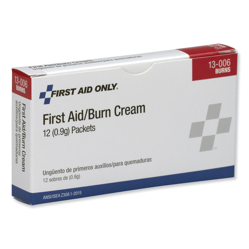 PhysiciansCare First Aid Kit Refill Burn Cream Packets, 0.1 g Packet, 12/Box