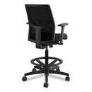 HON Ignition 2.0 Ilira-Stretch Mesh Back Task Stool, Supports Up to 300 lb, 23" to 32" Seat Height, Black