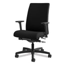 HON Ignition Series Mid-Back Work Chair, Supports Up to 300 lb, 17" to 22" Seat Height, Black