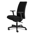 HON Ignition Series Mid-Back Work Chair, Supports Up to 300 lb, 17" to 22" Seat Height, Black