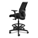 HON Ignition 2.0 Ilira-Stretch Mesh Back Task Stool, Supports Up to 300 lb, 23" to 32" Seat Height, Black