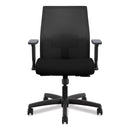 HON Ignition 2.0 4-Way Stretch Low-Back Mesh Task Chair, Supports Up to 300 lb, 16.75" to 21.25" Seat Height, Black
