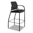 HON Ignition 2.0 Ilira-Stretch Mesh Back Cafe Height Stool, Supports Up to 300 lb, 31" Seat Height, Black