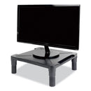 Innovera Single Level Monitor Riser, 13.13" x 13.5" x 4", Black