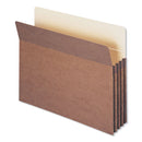 Smead Redrope Drop Front File Pockets, 3.5" Expansion, Letter Size, Redrope, 25/Box