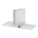 Universal Deluxe Easy-to-Open D-Ring View Binder, 3 Rings, 2" Capacity, 11 x 8.5, White