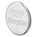 Energizer 2032 Lithium Coin Battery, 3 V, 4/Pack