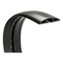 Innovera Floor Sleeve Cable Management, 2.5" x 0.5" Channel, 72" Long, Black