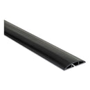 Innovera Floor Sleeve Cable Management, 2.5" x 0.5" Channel, 72" Long, Black