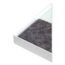 U Brands 3N1 Magnetic Glass Dry Erase Combo Board, 24 x 18, Month View, White Surface and Frame