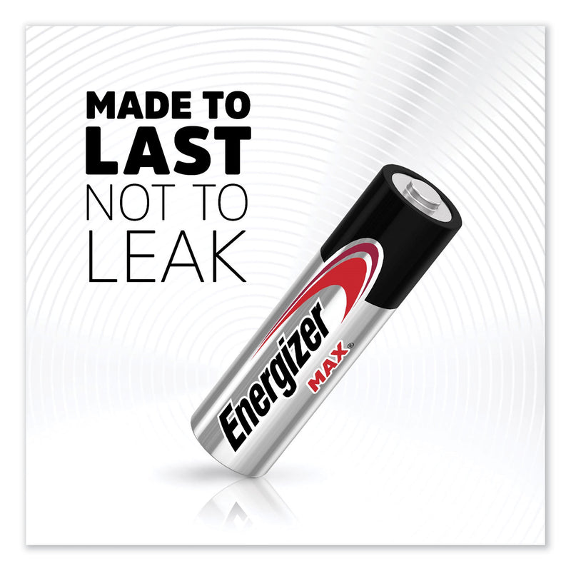 Energizer MAX Alkaline AA Batteries, 1.5 V, 4/Pack