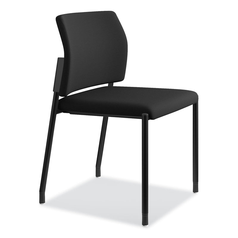 HON Accommodate Series Guest Chair, 23.25" x 22.25" x 32", Black, 2/Carton