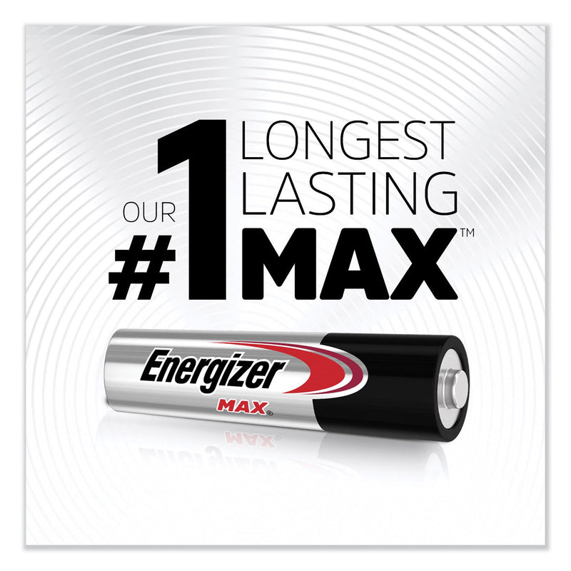 Energizer MAX Alkaline AAA Batteries, 1.5 V, 4/Pack
