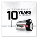 Energizer MAX Alkaline D Batteries, 1.5 V, 2/Pack