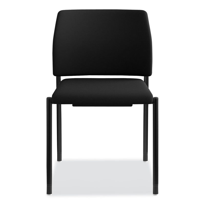 HON Accommodate Series Guest Chair, 23.25" x 22.25" x 32", Black, 2/Carton