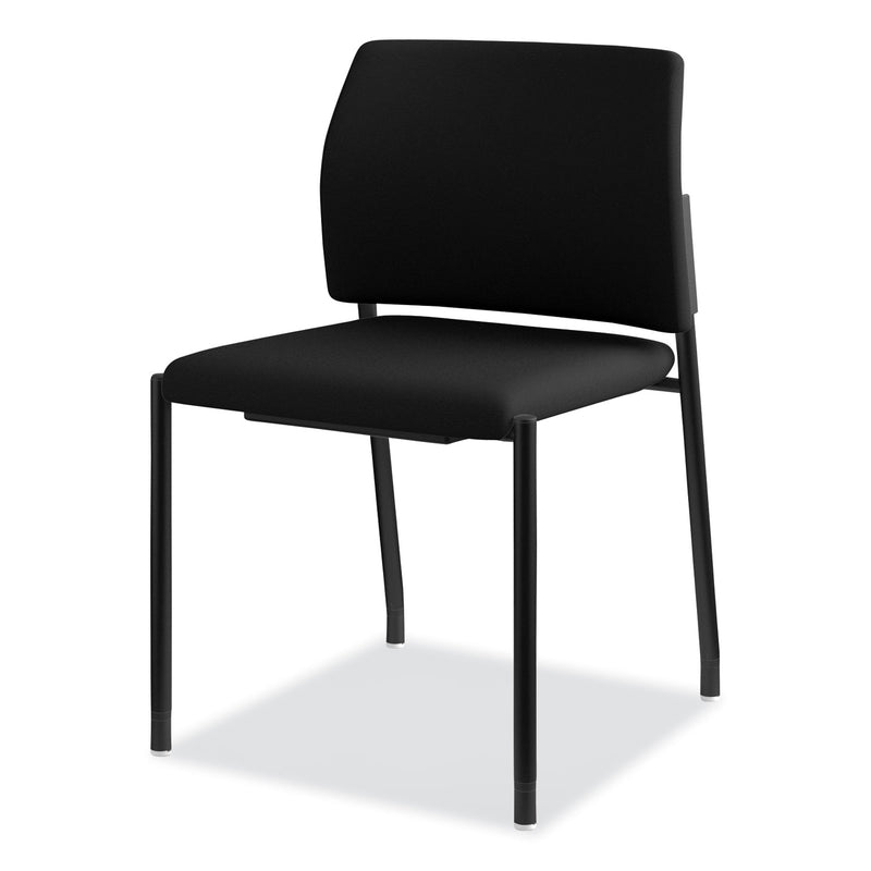 HON Accommodate Series Guest Chair, 23.25" x 22.25" x 32", Black, 2/Carton