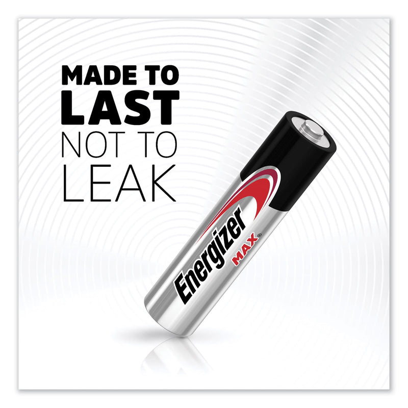 Energizer MAX Alkaline AAA Batteries, 1.5 V, 144/Carton