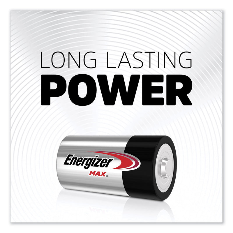 Energizer MAX Alkaline D Batteries, 1.5 V, 4/Pack
