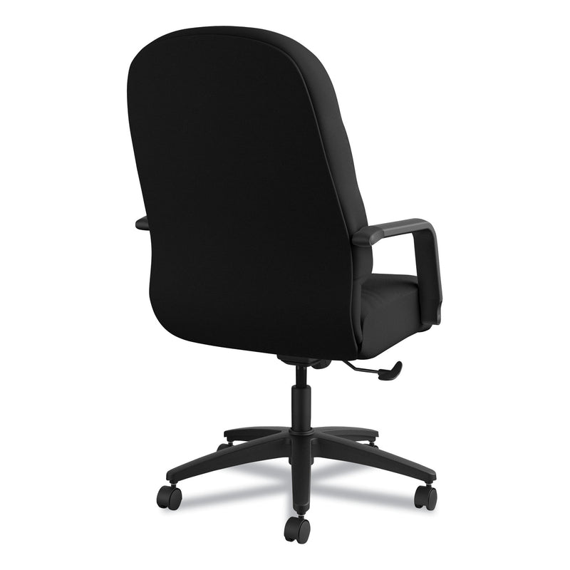 HON Pillow-Soft 2090 Series Executive High-Back Swivel/Tilt Chair, Supports Up to 300 lb, 17" to 21" Seat Height, Black