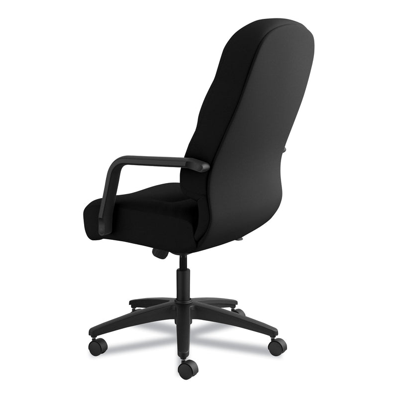 HON Pillow-Soft 2090 Series Executive High-Back Swivel/Tilt Chair, Supports Up to 300 lb, 17" to 21" Seat Height, Black