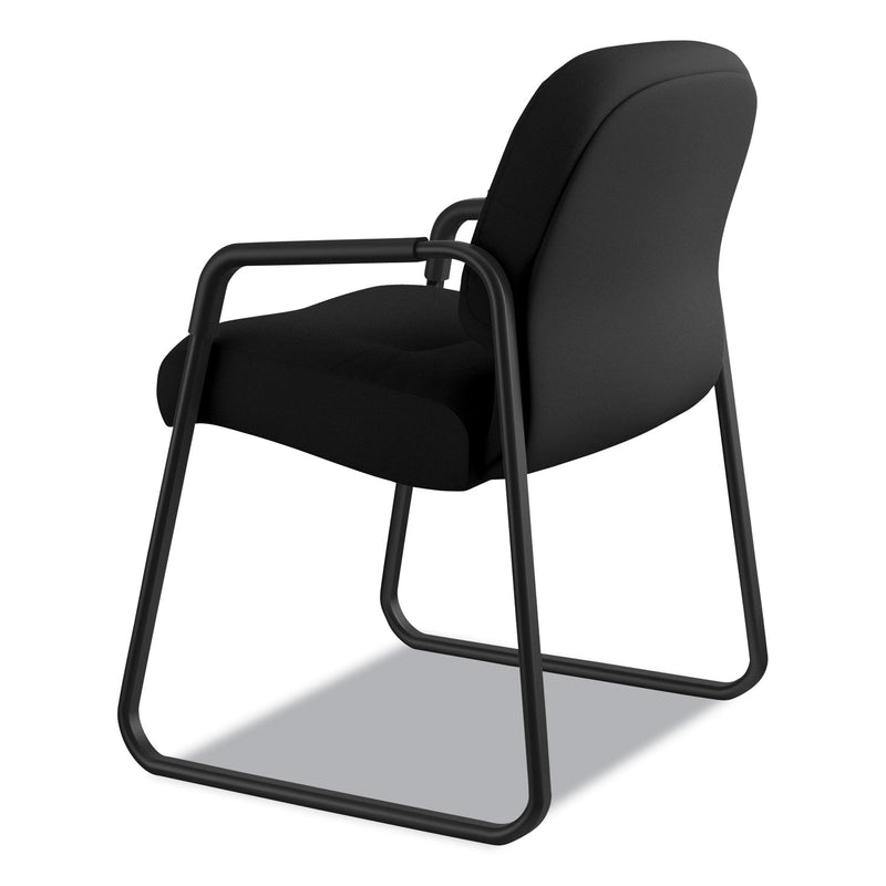 HON Pillow-Soft 2090 Series Guest Arm Chair, 23.25" x 28" x 36", Black