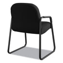 HON Pillow-Soft 2090 Series Guest Arm Chair, 23.25" x 28" x 36", Black