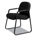 HON Pillow-Soft 2090 Series Guest Arm Chair, 23.25" x 28" x 36", Black