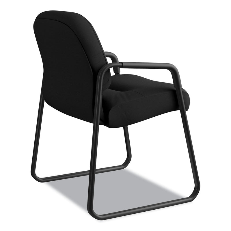 HON Pillow-Soft 2090 Series Guest Arm Chair, 23.25" x 28" x 36", Black