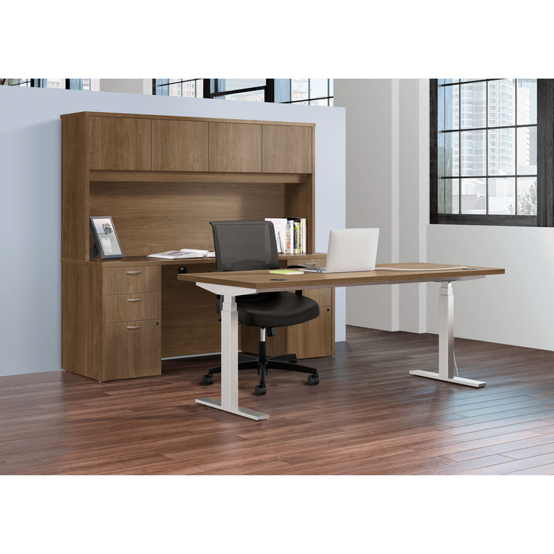 HON Coordinate Height-Adjustable Base 3-Stage, 72w x 24d, Gray