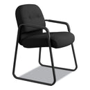 HON Pillow-Soft 2090 Series Guest Arm Chair, 23.25" x 28" x 36", Black