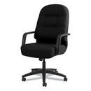 HON Pillow-Soft 2090 Series Executive High-Back Swivel/Tilt Chair, Supports Up to 300 lb, 17" to 21" Seat Height, Black