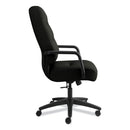 HON Pillow-Soft 2090 Series Executive High-Back Swivel/Tilt Chair, Supports Up to 300 lb, 16.75" to 21.25" Seat Height, Black
